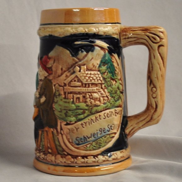 16 oz vintage C-4343 mug stein tankard German beer (177w) - Picture 3 of 11